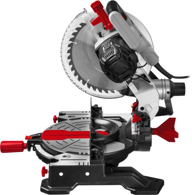 Пила торцовочная, ЗУБР ЗПТ-255-1800 ЛМ2, d= 255 x 30 мм, 1600 Вт, 5000 об/мин, лазер, удлинители стола,  ( ЗПТ-255-1800 ЛМ2 )