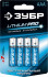 Батарейка ЗУБР "Lithium PRO", литиевая Li-FeS2, "AAA", 1,5В, 4шт,  ( 59201-4C )