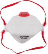 Полумаска фильтрующая ЗУБР "МАСТЕР" плоская, 3-х панельная, с клапаном, многослойная, класс защиты FFP1, ( 11164_z01 ) Полумаска фильтрующая ЗУБР "МАСТЕР" плоская, 3-х панельная, с клапаном, многослойная, класс защиты FFP1, ( 11164_z01 )