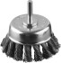 ЗУБР "ПРОФЕССИОНАЛ". Щетка чашечная для дрели, жгутированная стальная проволока 0,5мм, 75мм,  ( 35255-075_z02 )