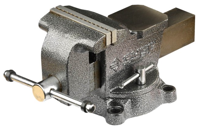 Тиски ЗУБР "МАСТЕР" слесарные поворотные, 125мм,  ( 3258-125 )