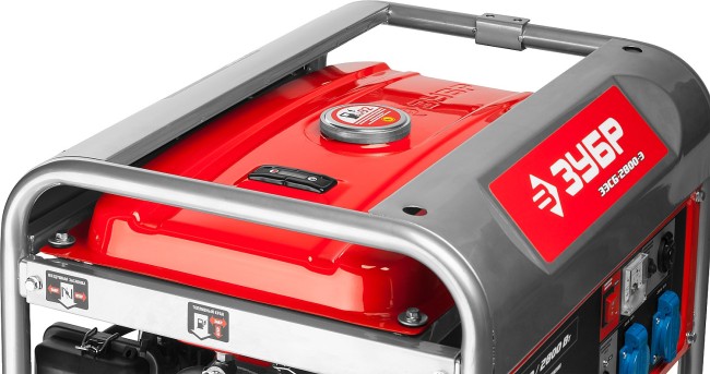 Бензиновый генератор с электростартером, 2800 Вт, ЗУБР,  ( ЗЭСБ-2800-Э )