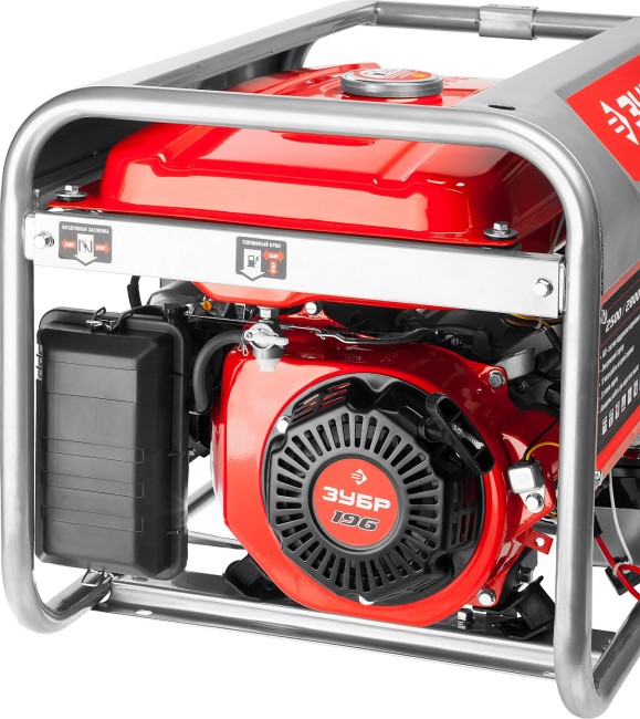 Бензиновый генератор с электростартером, 2800 Вт, ЗУБР,  ( ЗЭСБ-2800-Э )