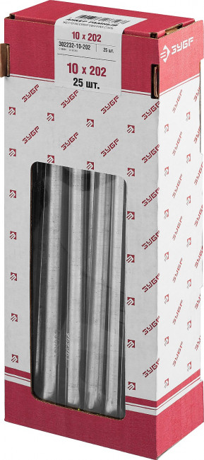 Анкер рамный, 10 x 202 мм, 25 шт, желтопассивированный, ЗУБР,  ( 302232-10-202 )