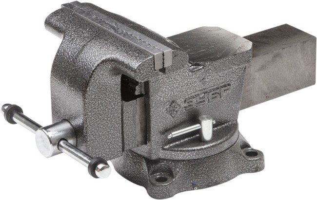 Тиски ЗУБР "МАСТЕР" слесарные поворотные, 200мм,  ( 3258-200 )