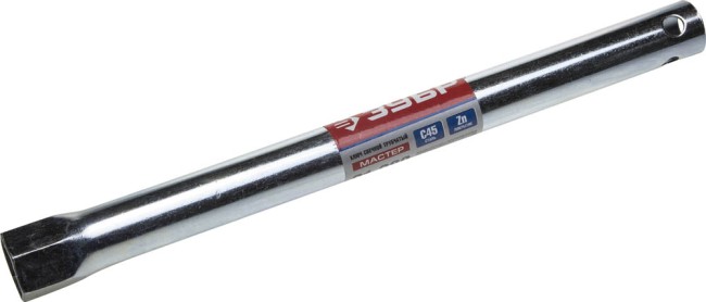 Ключ свечной ЗУБР "МАСТЕР" трубчатый, торцовый с резинкой, 280мм, 21мм ,  ( 27505-21-280 )