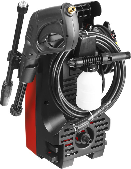 Мойка высокого давления (минимойка) электрич, ЗУБР АВД-100,макс. 100 Атм, 300л/ч,1400Вт,бачок для средства, АКВА-СТОП, 5м шланг, пистолет 375,  ( АВД-100 )