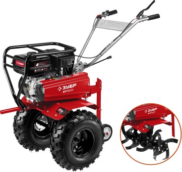 ЗУБР МТУ-450 мотоблок бензиновый усиленный, 212 см3 ( МТУ-450 )