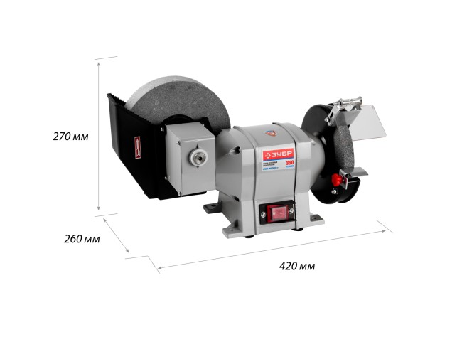ЗУБР заточной станок для мокрого и сухого шлифования, d150 / d200 мм,  350 Вт,  ( ЗТШМ-150/200У_z01 )