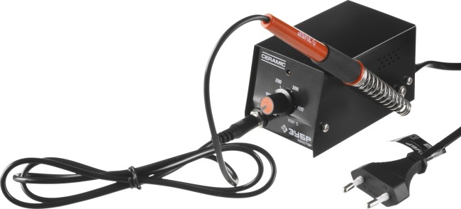 Мини-паяльная станция ЗУБР "МАСТЕР", диапазон 100-450°C, подставка под паяльник, 2-х компонентная рукоятка, 8Вт, ( 55331 ) Мини-паяльная станция ЗУБР "МАСТЕР", диапазон 100-450°C, подставка под паяльник, 2-х компонентная рукоятка, 8Вт, ( 55331 )