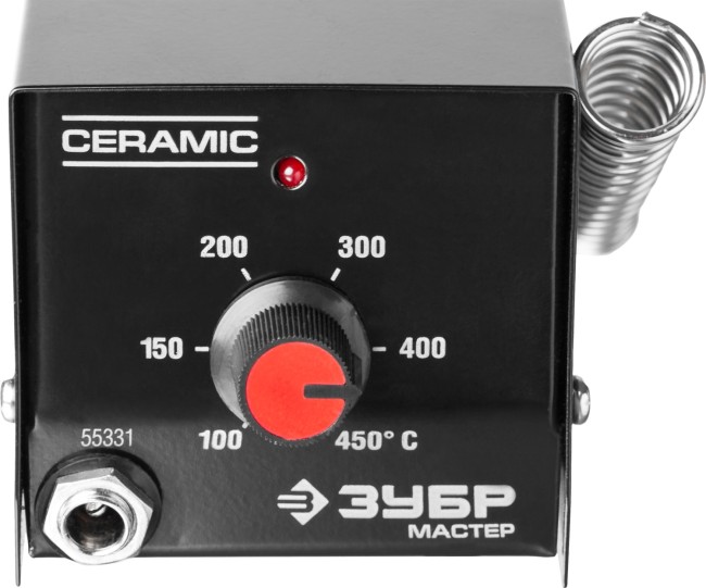 Мини-паяльная станция ЗУБР "МАСТЕР", диапазон 100-450°C, подставка под паяльник, 2-х компонентная рукоятка, 8Вт, ( 55331 ) Мини-паяльная станция ЗУБР "МАСТЕР", диапазон 100-450°C, подставка под паяльник, 2-х компонентная рукоятка, 8Вт, ( 55331 )