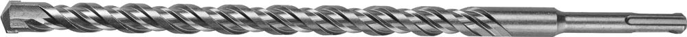 Бур по бетону SDS-Plus ЗУБР "МАСТЕР", 2 резца, спираль 4С, 14х310мм,  ( 29315-310-14 )