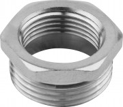 Футорка ЗУБР "ЭКСПЕРТ", никелированная латунь, 1" х 3/4",  ( 51281-1-3/4 )