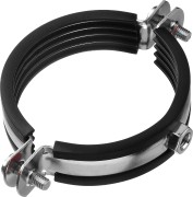 Хомут трубный с гайкой, 2 1/2", 6шт, оцинкованный, ЗУБР,  ( 37850-75-80 )