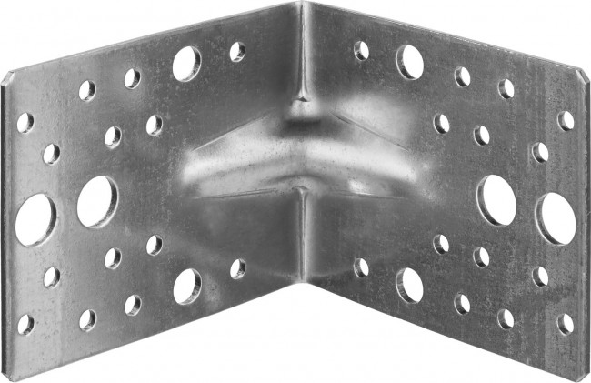 Уголок крепежный усиленный УКУ-2.5, 80х100х100 х 2.5мм, ЗУБР, ( 31011-100 ) Уголок крепежный усиленный УКУ-2.5, 80х100х100 х 2.5мм, ЗУБР, ( 31011-100 )