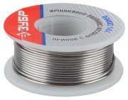 Припой ЗУБР оловянно-свинцовый, 30% Sn / 70% Pb, 100гр  ,  ( 55422-100 )