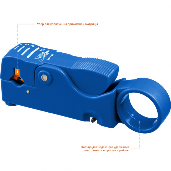 COAX-3 стриппер коаксиальных кабелей, RG58/RG59/RG6, ЗУБР Профессионал ( 22657 )
