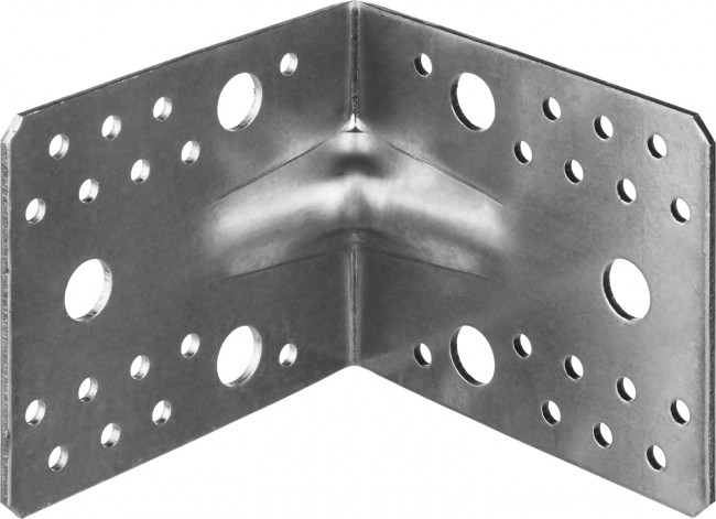 Уголок крепежный усиленный УКУ-2.5, 90х105х105 х 2.5мм, ЗУБР, ( 31011-105 )