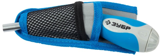 Набор ЗУБР Отвертка "ЭКСПЕРТ" реверсивно-рычажная, SL 3, 4, 5, 6, 7мм, PH№ 0, 1, 2, 3, PZ№ 1, 2, 3, чехол, 14 пред.,  ( 25284-H14 )