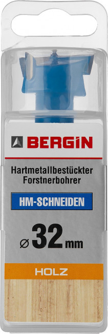 Сверло ФОРСТНЕРА-ВК композитное с твердосплавными резцами, d=32мм, ЗУБР,  ( 29945-32 )