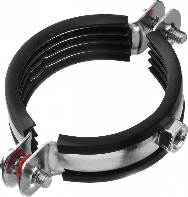 Хомут трубный с гайкой, 2", 7шт, оцинкованный, ЗУБР,  ( 37850-59-65 )