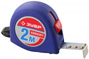 ЗУБР СТАНДАРТ 2м / 16мм рулетка с ударостойким корпусом (ABS) и противоскользящим покрытием,  ( 34016-2 )