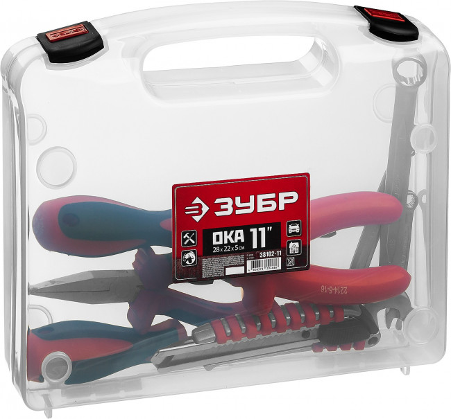 Кейс-органайзер "ОКА-11" пластиковый, ЗУБР,  ( 38102-11 )