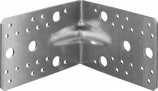 Уголок крепежный усиленный УКУ-2.5, 90х130х130 х 2.5мм, ЗУБР, ( 31011-130 )