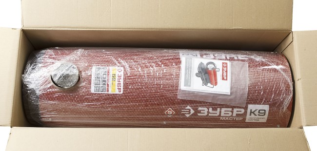 Пушка дизельная тепловая, ЗУБР ДПН-К9-52000-Д, 220 В, 52 кВт, 1800 м.куб/час, 55.5л, 3.6кг/ч, дисплей, продувка камеры, датчик уровня топлива,  ( ДПН-К9-52000-Д )