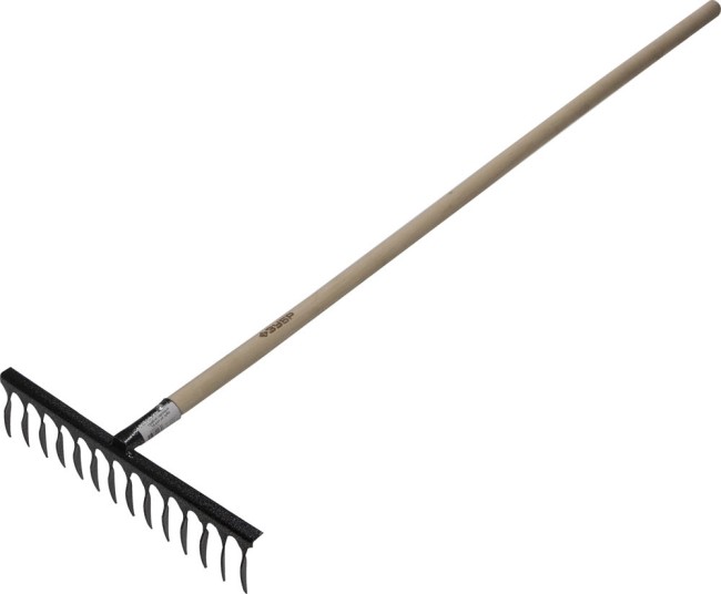 Грабли ЗУБР садовые с черенком, 14 витых зубцов, ( 4-39581-14 ) Грабли ЗУБР садовые с черенком, 14 витых зубцов, ( 4-39581-14 )