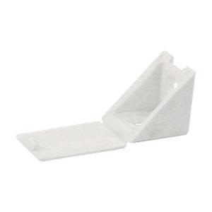 Уголок мебельный с шурупом, цвет белый, 4,0x15мм, 4шт, ЗУБР,  ( 4-308256-3 )