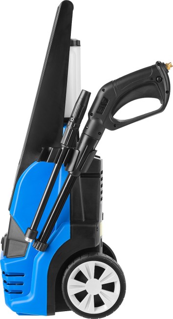 Мойка высокого давлен (минимойка) электр, ЗУБР Профессионал АВД-П130,макс.130Атм,350л/ч,1400Вт,колеса,телескоп. рук-ка,АКВА-СТОП,5м шланг,пист-т 375,  ( АВД-П130 )