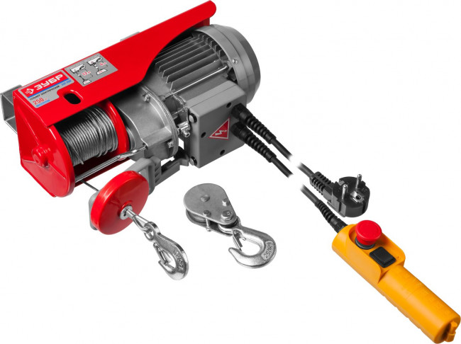 Тельфер, ЗУБР ЗЭТ-250, 250/125 кг, 500 Вт,  ( ЗЭТ-250 )