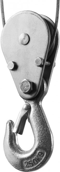 Тельфер, ЗУБР ЗЭТ-250, 250/125 кг, 500 Вт,  ( ЗЭТ-250 )