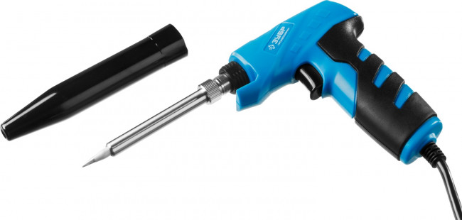 Паяльник ЗУБР "ПРОФЕССИОНАЛ" "ТУРБО", 2 уровня мощности, пистолетная рукоятка, 30Вт и 130Вт, конус,  ( 55408_z01 ) Паяльник ЗУБР "ПРОФЕССИОНАЛ" "ТУРБО", 2 уровня мощности, пистолетная рукоятка, 30Вт и 130Вт, конус,  ( 55408_z01 )