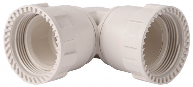 Соединитель ЗУБР "ШиреФит" угловой 90° "накидная гайка - накидная гайка", 20мм , ( 51497-20 ) Соединитель ЗУБР "ШиреФит" угловой 90° "накидная гайка - накидная гайка", 20мм , ( 51497-20 )