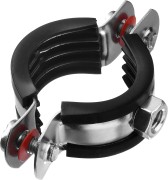 Хомут трубный с гайкой, 1", 9шт, оцинкованный, ЗУБР,  ( 37850-32-37 )