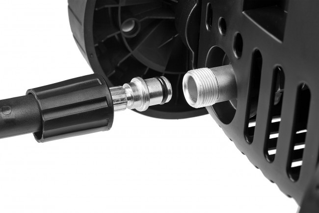 Мойка высокого давления (минимойка) электр, ЗУБР Профессионал АВД-П140,макс. 140Атм,350л/ч,1400Вт,колеса,бесщет двиг,АВТО-СТОП,5м шланг,пистолет 375,  ( АВД-П140 )