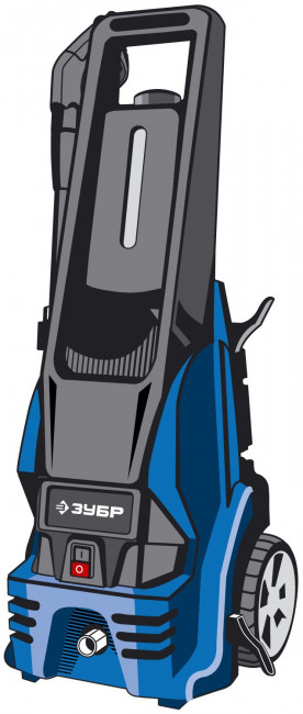 Мойка высокого давления (минимойка) электр, ЗУБР Профессионал АВД-П140,макс. 140Атм,350л/ч,1400Вт,колеса,бесщет двиг,АВТО-СТОП,5м шланг,пистолет 375,  ( АВД-П140 )