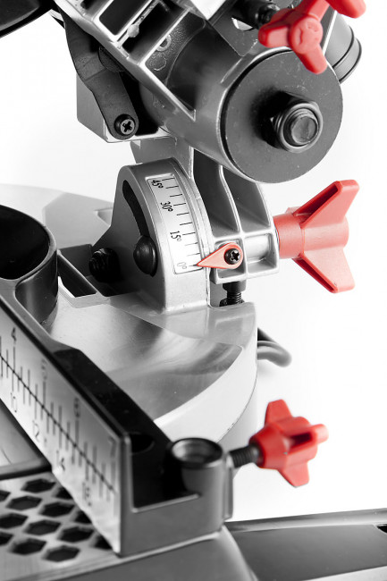 Пила торцовочная комбинированная, ЗУБР ЗПТК-210-1500, d= 210 x 30 мм, 1500Вт, 4500 об/мин, 90°- 55/120 мм, 45°- 35/65 мм,  ( ЗПТК-210-1500 )