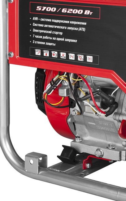 Бензиновый генератор с автозапуском, 6200 Вт, ЗУБР, ( ЗЭСБ-6200-ЭА ) Бензиновый генератор с автозапуском, 6200 Вт, ЗУБР, ( ЗЭСБ-6200-ЭА )