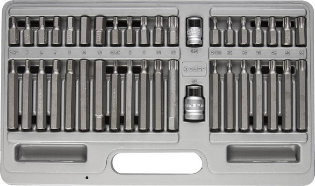 Набор: Биты специальные в пластиковом боксе, HEX, TORX, SPLINE, 40 предметов, ЗУБР, ( 2653-H40_z01 ) Набор: Биты специальные в пластиковом боксе, HEX, TORX, SPLINE, 40 предметов, ЗУБР, ( 2653-H40_z01 )