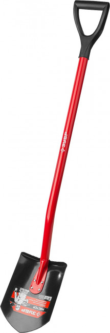 Лопата "МАСТЕР" штыковая, эргономичный стальной черенок, с рукояткой, ЗУБР, ( 39523 ) Лопата "МАСТЕР" штыковая, эргономичный стальной черенок, с рукояткой, ЗУБР, ( 39523 )