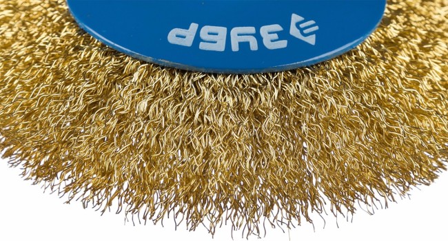 ЗУБР "ПРОФЕССИОНАЛ". Щетка коническая для УШМ, витая латунированная стальная проволока 0,3мм, 125ммхМ14, ( 35267-125_z02 ) ЗУБР "ПРОФЕССИОНАЛ". Щетка коническая для УШМ, витая латунированная стальная проволока 0,3мм, 125ммхМ14, ( 35267-125_z02 )