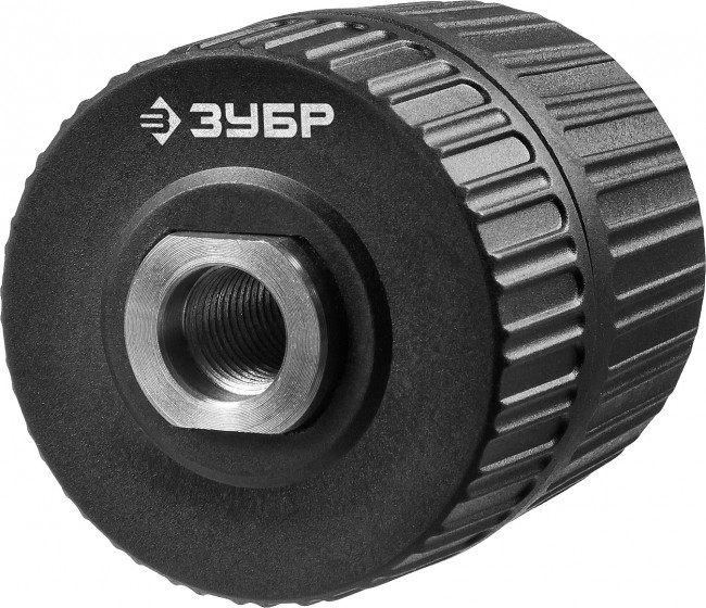 Патрон быстрозажимной ЗУБР "МАСТЕР" для дрели, 10 мм, посадочная резьба 3/8", под сверло Д 0,8-10 мм,  ( 2907-10-3/8_z02 )