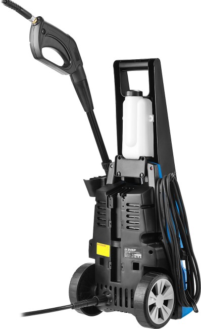 Мойка высокого давления (минимойка) электр, ЗУБР Профессионал АВД-П165, макс. 165Атм,350л/ч,1800Вт,колеса,бесщет двиг,АВТО-СТОП, 5м шланг,пистолет 375,  ( АВД-П165 )