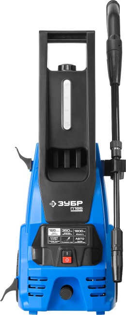 Мойка высокого давления (минимойка) электр, ЗУБР Профессионал АВД-П165, макс. 165Атм,350л/ч,1800Вт,колеса,бесщет двиг,АВТО-СТОП, 5м шланг,пистолет 375,  ( АВД-П165 )
