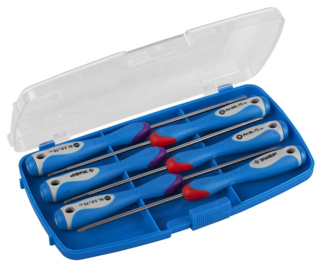 TX-6 набор отверток для точных работ 6 предм., ЗУБР, ( 25658-H6 ) TX-6 набор отверток для точных работ 6 предм., ЗУБР, ( 25658-H6 )