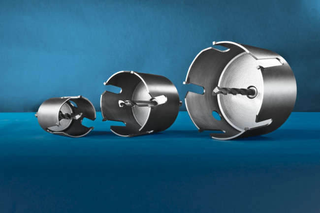 Коронка ЗУБР "ПРОФИ" "ПРОУНИВЕРСАЛ", твердосплав резцы, бетон, кирпич, керам, цв мет, гипсокарт, пласт, дерево, d=40мм ,  ( 29514-40 )