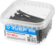 Саморезы СГМ гипсокартон-металл, 102 х 4.8 мм, 90 шт, фосфатированные, ЗУБР Профессионал, ( 300011-48-102 ) Саморезы СГМ гипсокартон-металл, 102 х 4.8 мм, 90 шт, фосфатированные, ЗУБР Профессионал, ( 300011-48-102 )